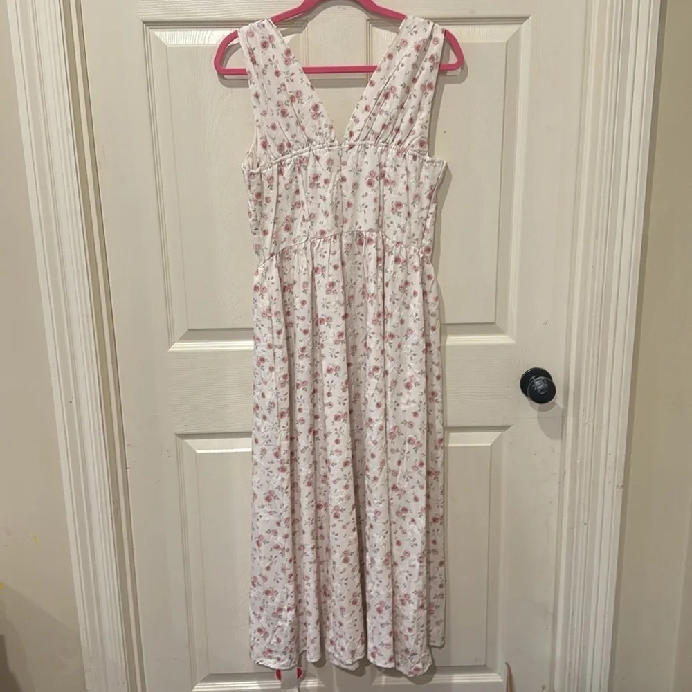 Cider NWT floral knotted corset dress, large - Picture 8 of 9